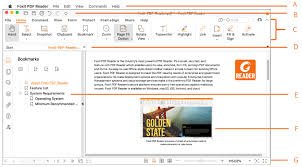 Foxit PDF Reader main view